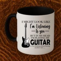 Funny Guitar Sarcastic Saying Coffee Mug thumb 2