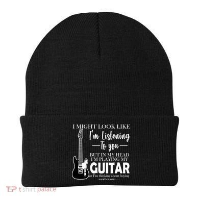 Funny Guitar Sarcastic Saying Beanie