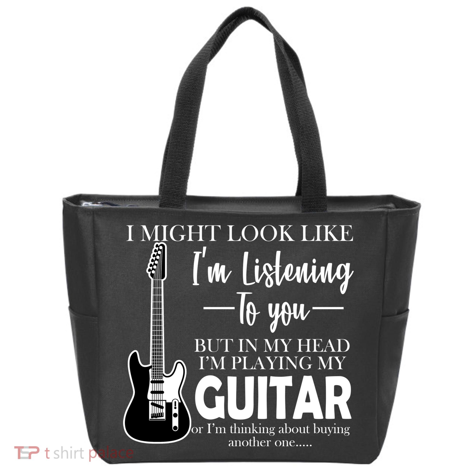 Funny Guitar Sarcastic Saying Tote Bag