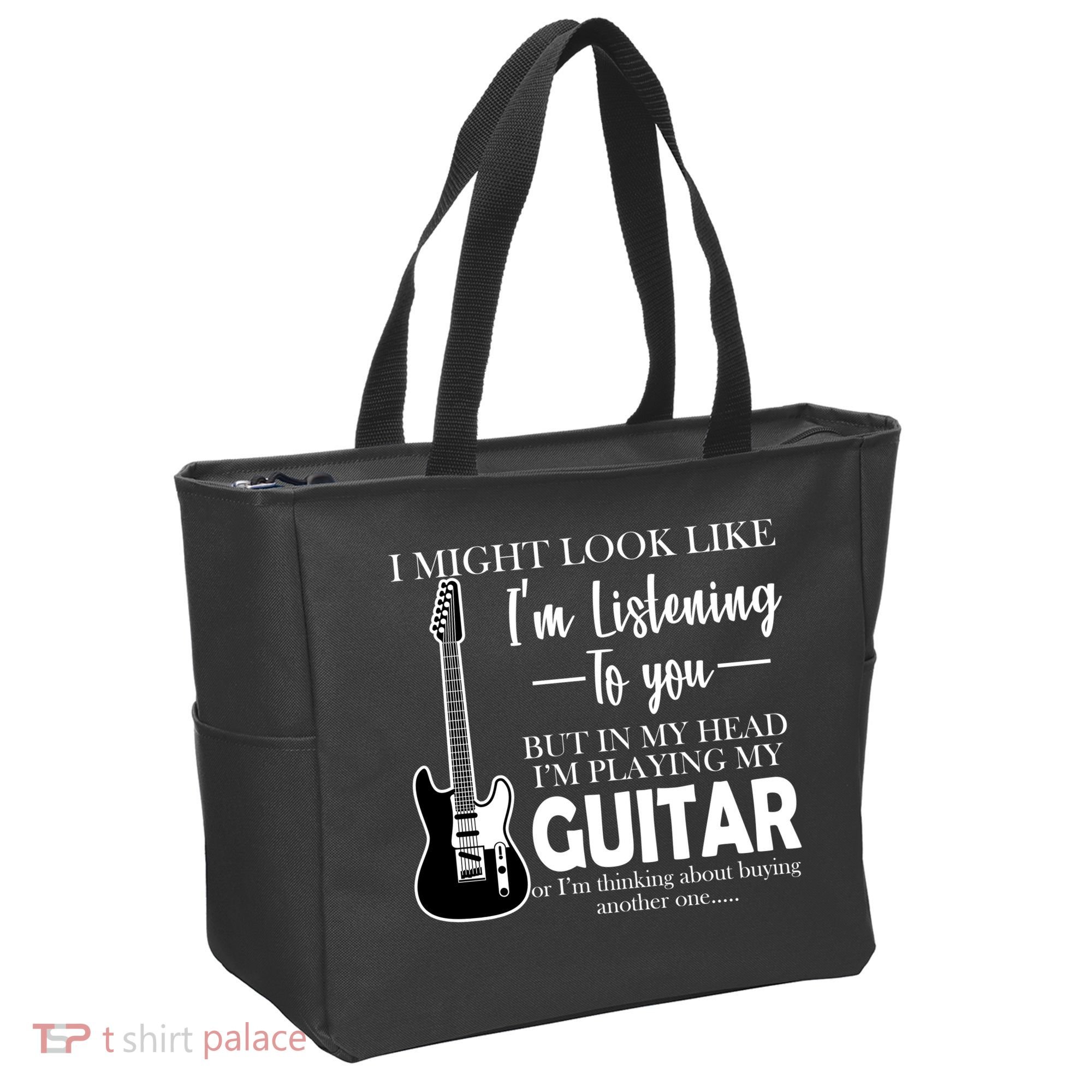 Funny Guitar Sarcastic Saying Tote Bag