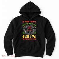 Funny Gun 2nd Amendment Protect Me Hoodie thumb 0