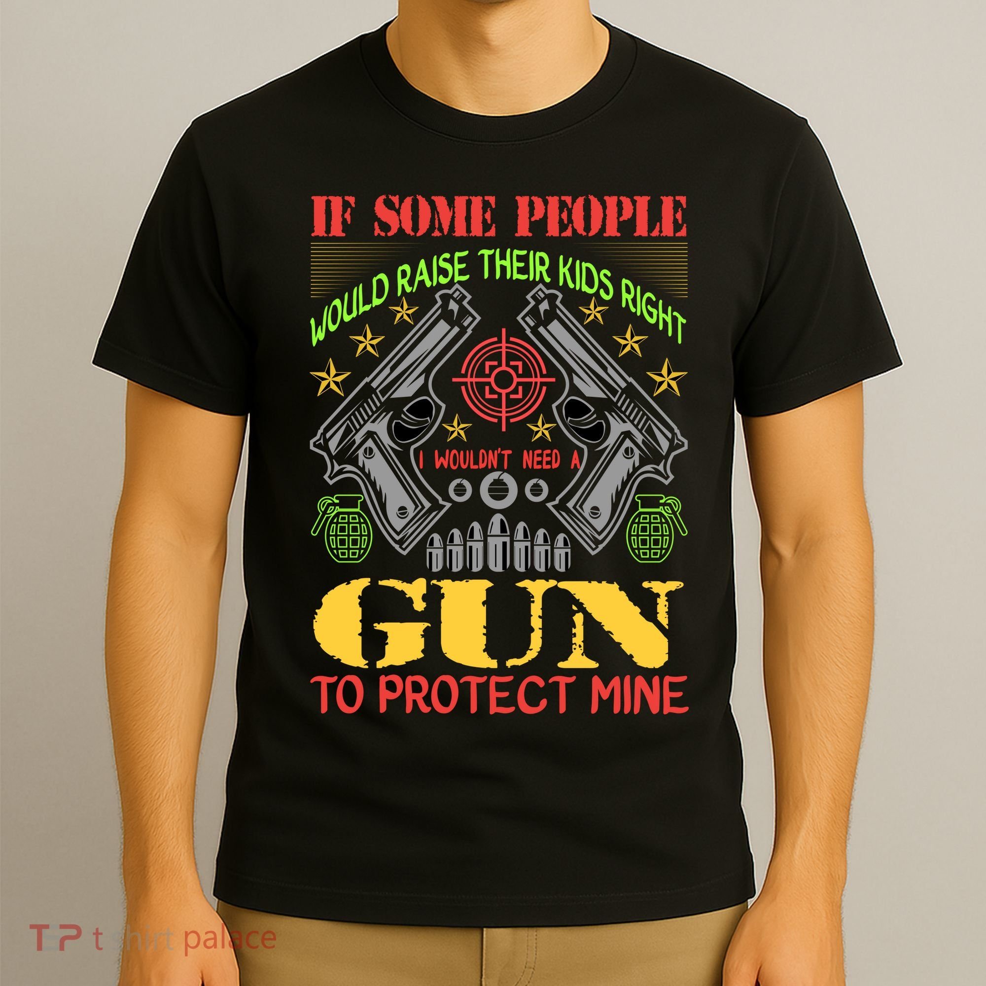 Funny Gun 2nd Amendment Protect Me T-Shirt
