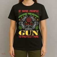 Funny Gun 2nd Amendment Protect Me T-Shirt thumb 4
