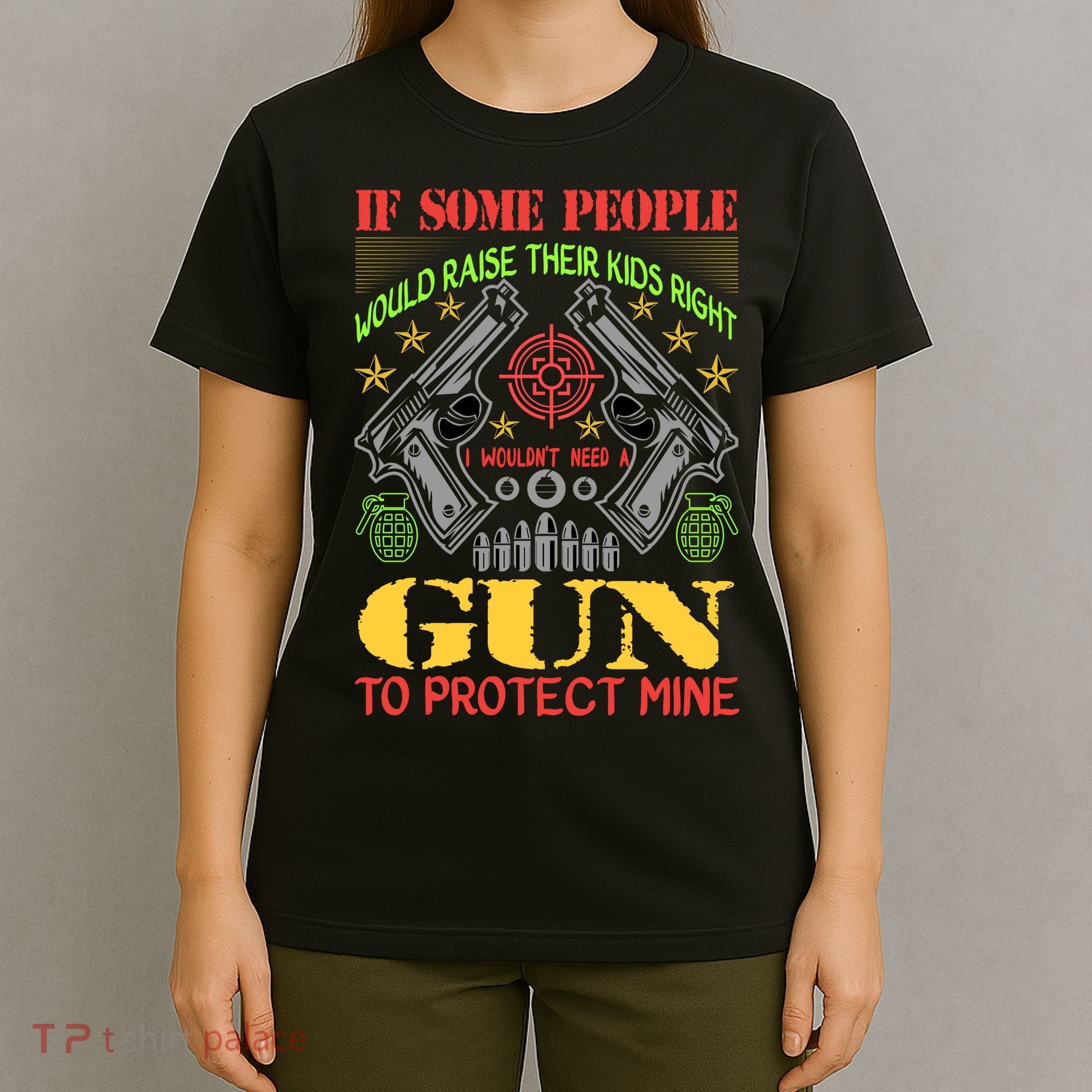 Funny Gun 2nd Amendment Protect Me T-Shirt