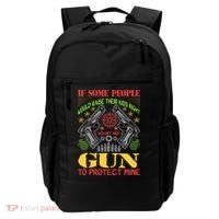 Funny Gun 2nd Amendment Protect Me Backpack thumb 0