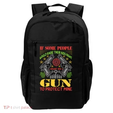 Funny Gun 2nd Amendment Protect Me Backpack