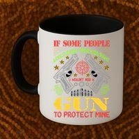 Funny Gun 2nd Amendment Protect Me Coffee Mug thumb 2