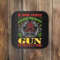 Funny Gun 2nd Amendment Protect Me Coaster thumb 0