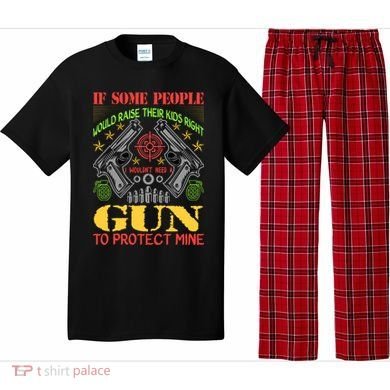 Funny Gun 2nd Amendment Protect Me Pajama Set