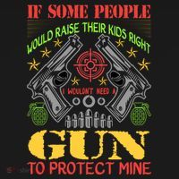 Funny Gun 2nd Amendment Protect Me Mousepad thumb 1