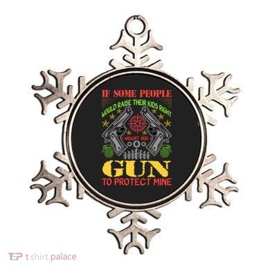 Funny Gun 2nd Amendment Protect Me Ornament