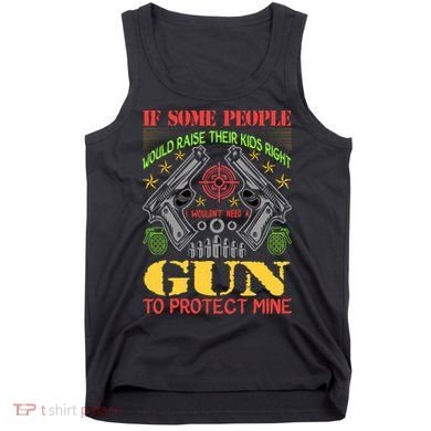 Funny Gun 2nd Amendment Protect Me Tank Top