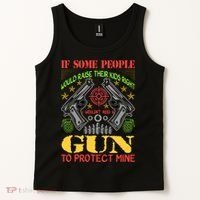 Funny Gun 2nd Amendment Protect Me Tank Top thumb 2
