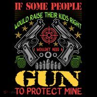 Funny Gun 2nd Amendment Protect Me Visor thumb 3