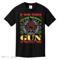 Funny Gun 2nd Amendment Protect Me Kids T-Shirt thumb 0