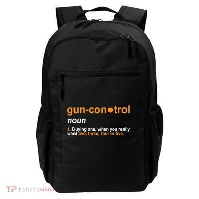 Funny Gun Control Definition Backpack