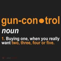 Funny Gun Control Definition Tumbler thumb 3
