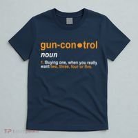 Funny Gun Control Definition T-Shirt thumb 5