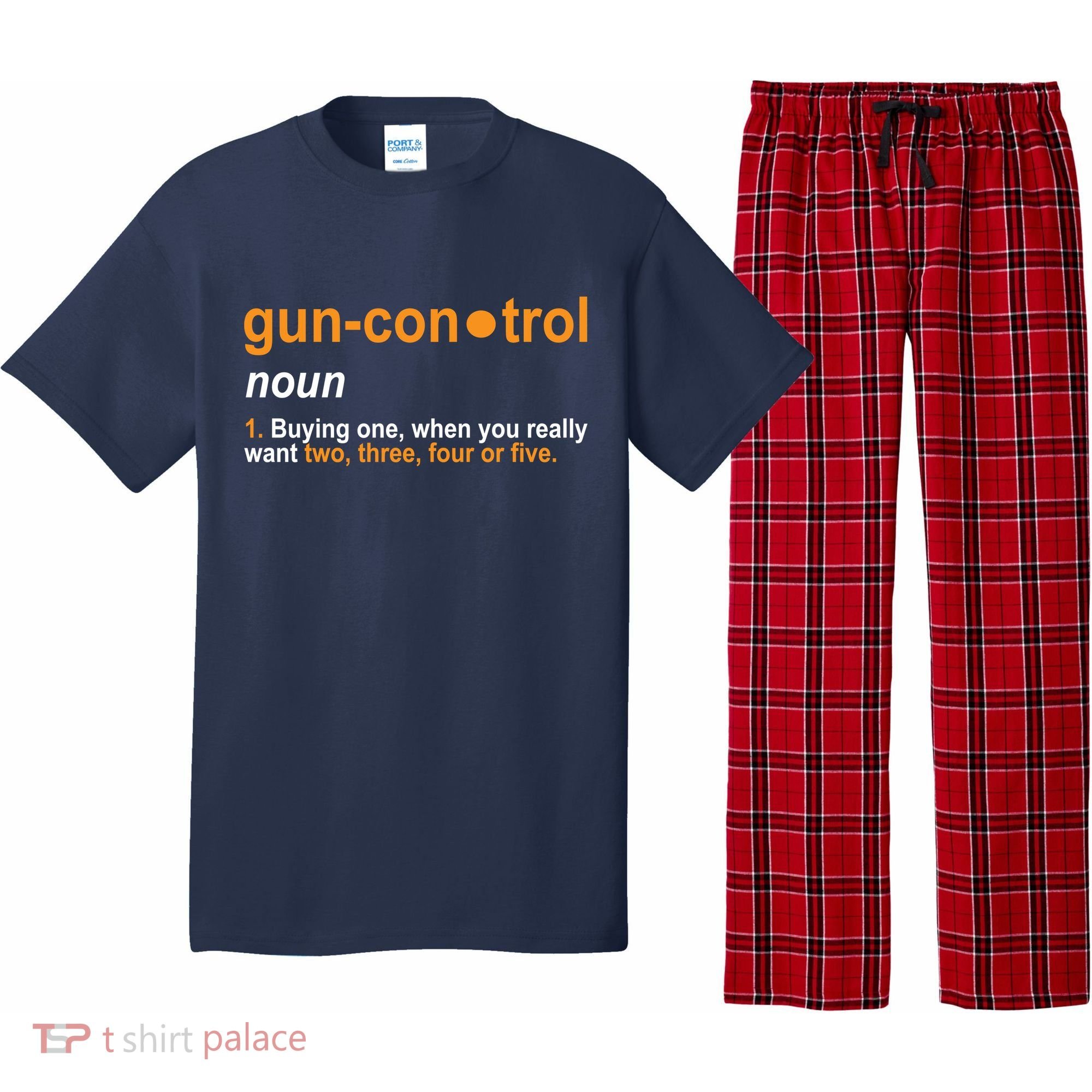 Funny Gun Control Definition Pajama Set