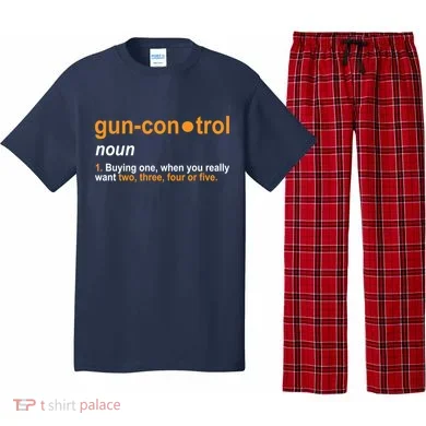 Funny Gun Control Definition Pajama Set
