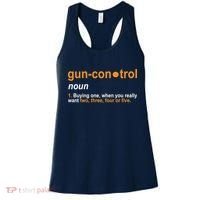 Funny Gun Control Definition Women's Tank Top thumb 0