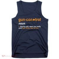 Funny Gun Control Definition Tank Top thumb 0