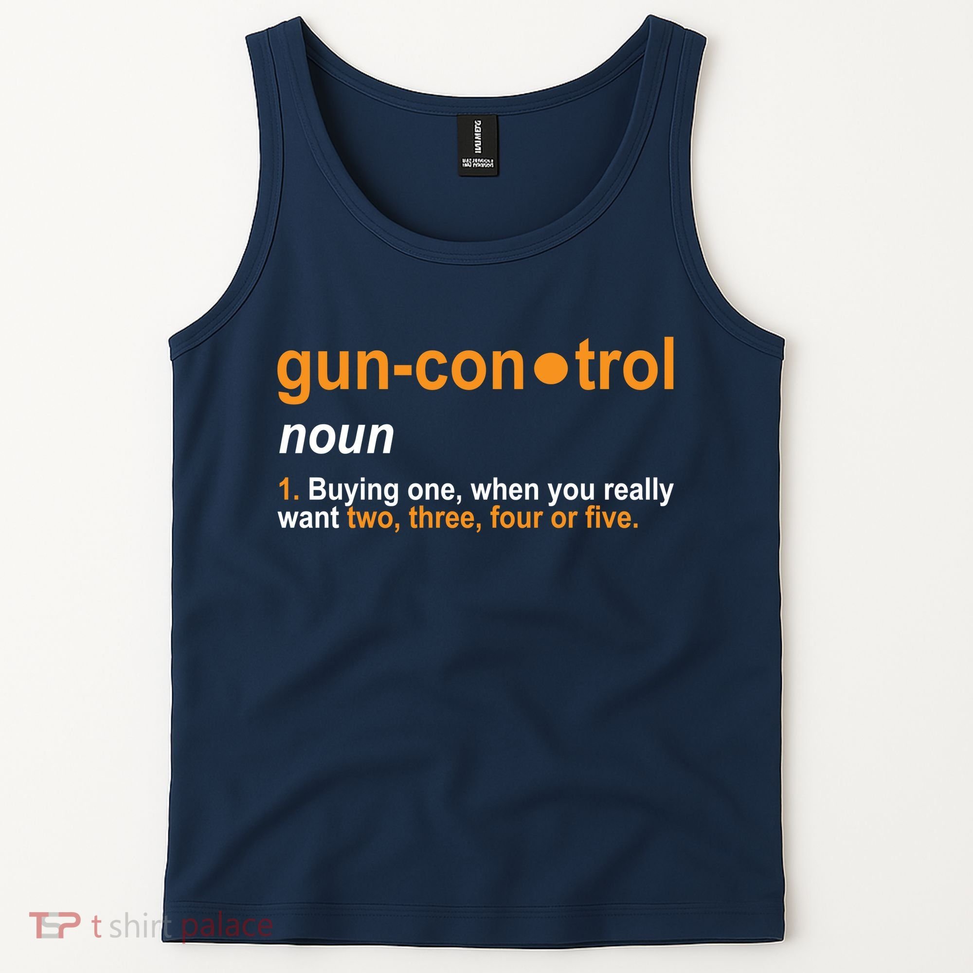 Funny Gun Control Definition Tank Top