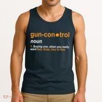Funny Gun Control Definition Tank Top thumb 3