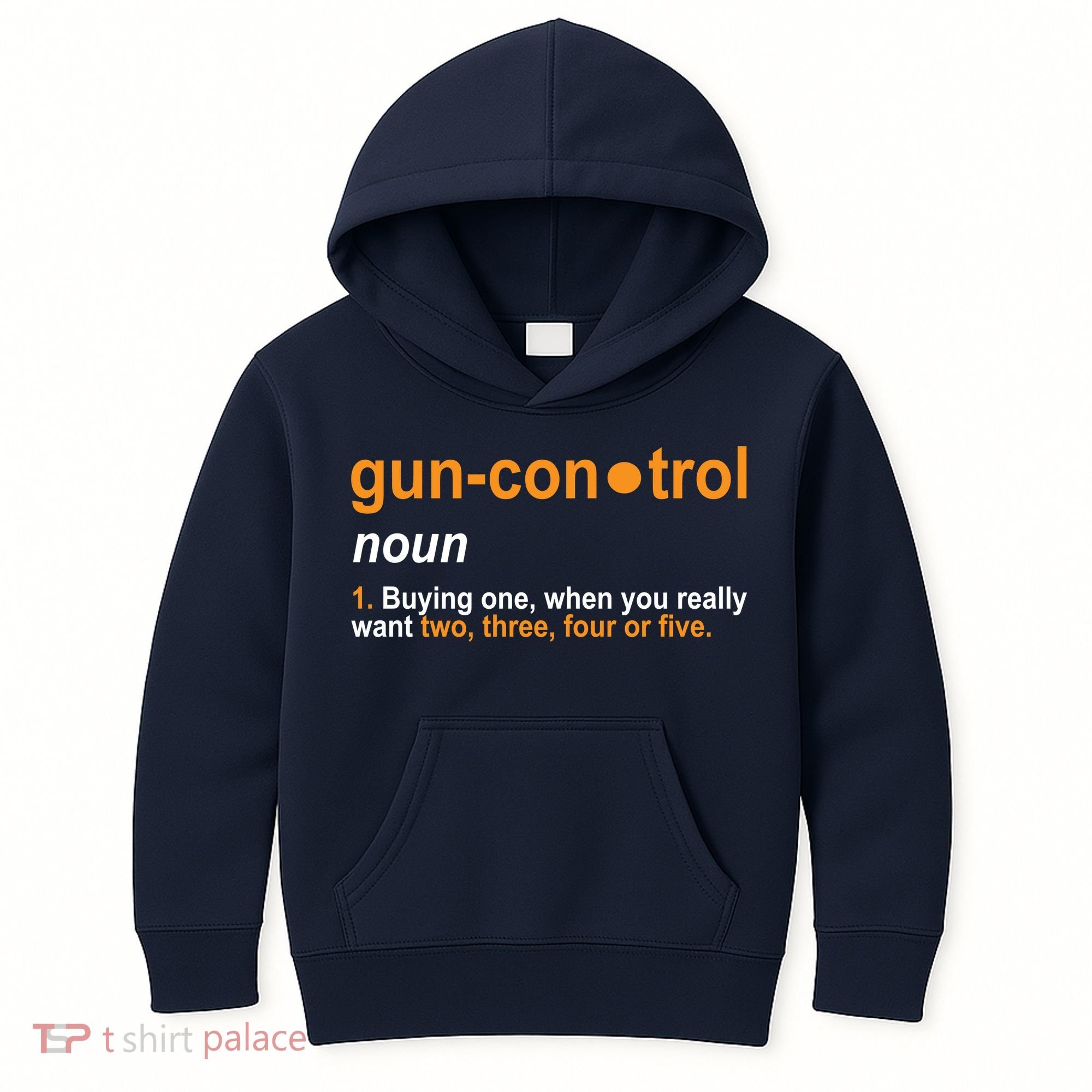 Funny Gun Control Definition Kids Hoodie