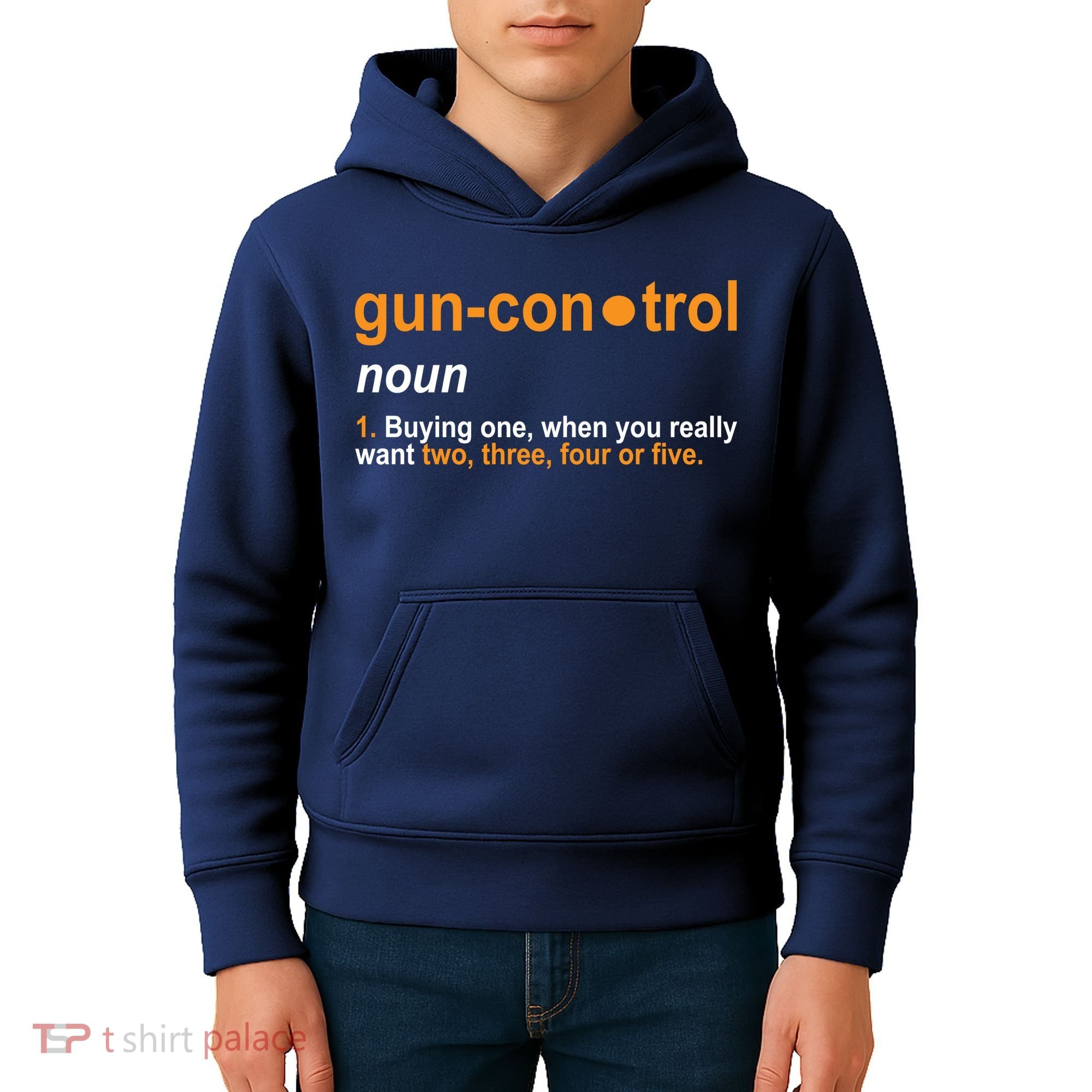 Funny Gun Control Definition Kids Hoodie