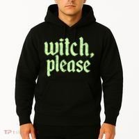 Funny Halloween Distressed Witch Please  Hoodie thumb 2
