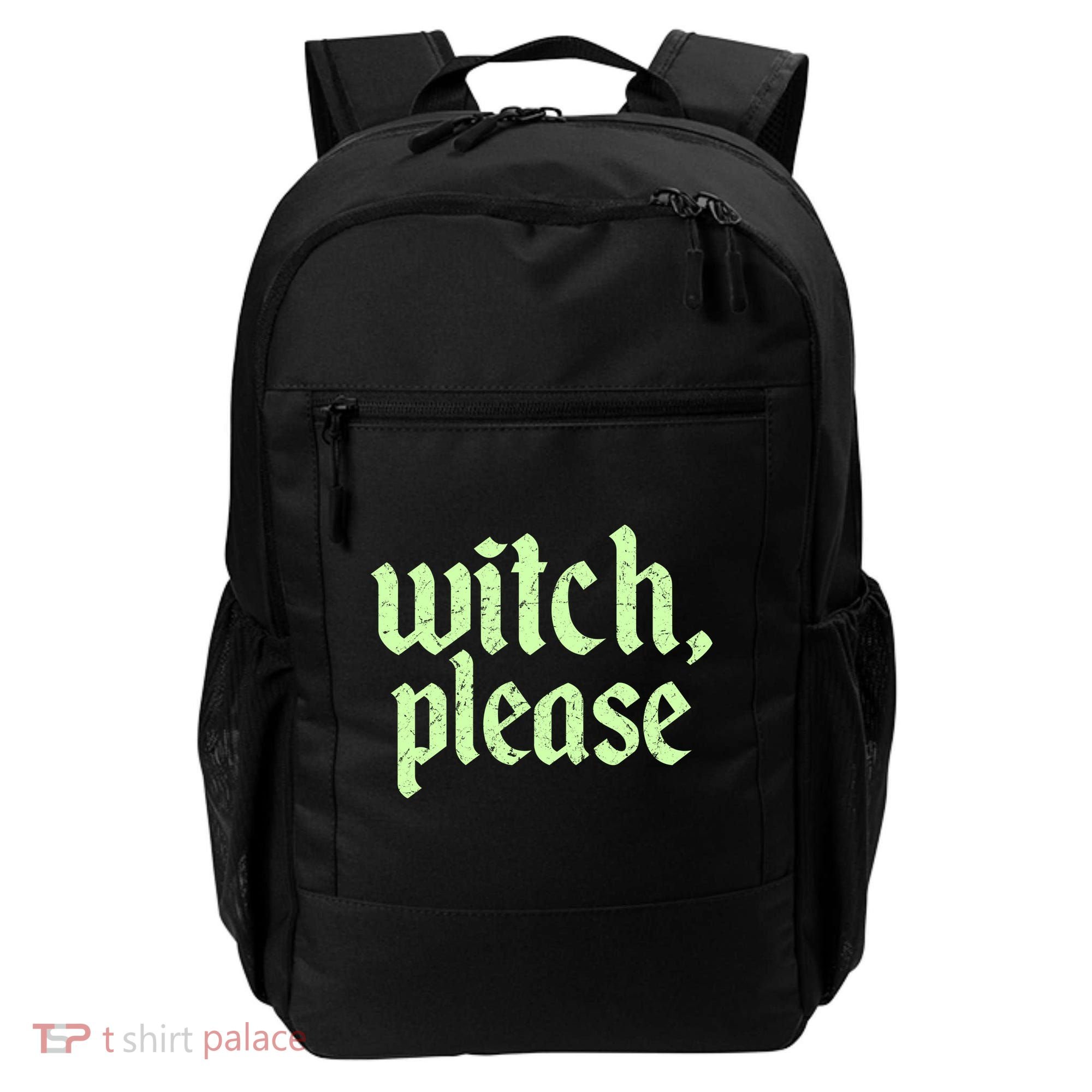 Funny Halloween Distressed Witch Please  Backpack