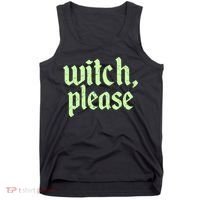Funny Halloween Distressed Witch Please  Tank Top thumb 0