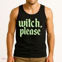 Funny Halloween Distressed Witch Please  Tank Top thumb 3