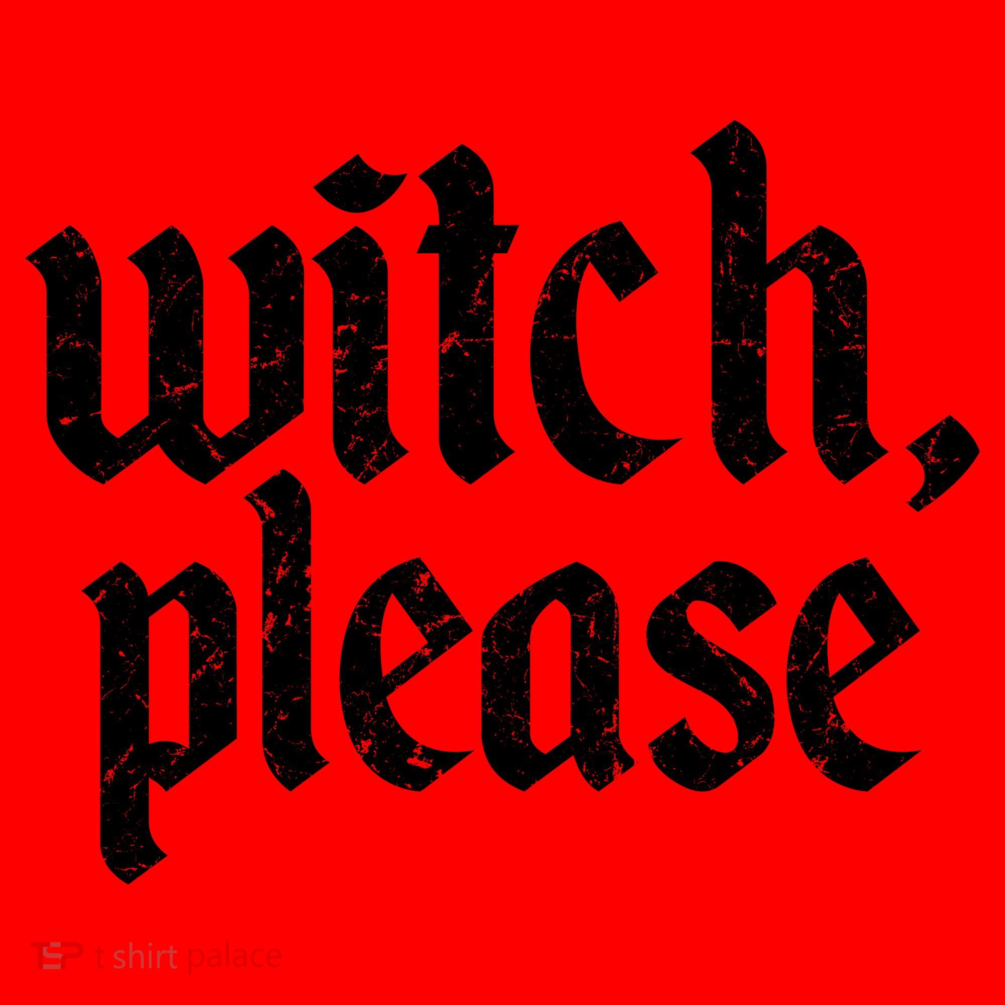 Funny Halloween Distressed Witch Please  Santa Hat