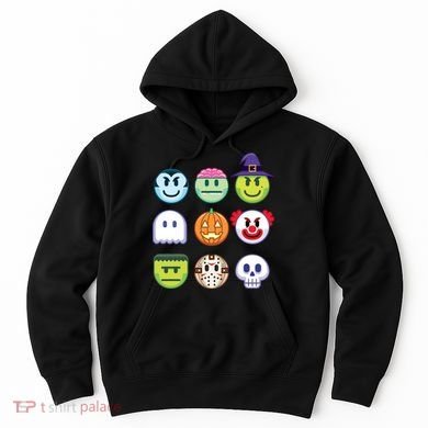 Funny Halloween Emoji's Hoodie