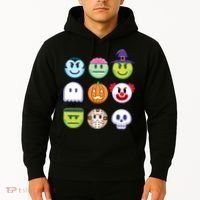 Funny Halloween Emoji's Hoodie thumb 2