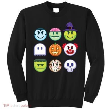 Funny Halloween Emoji's Sweatshirt