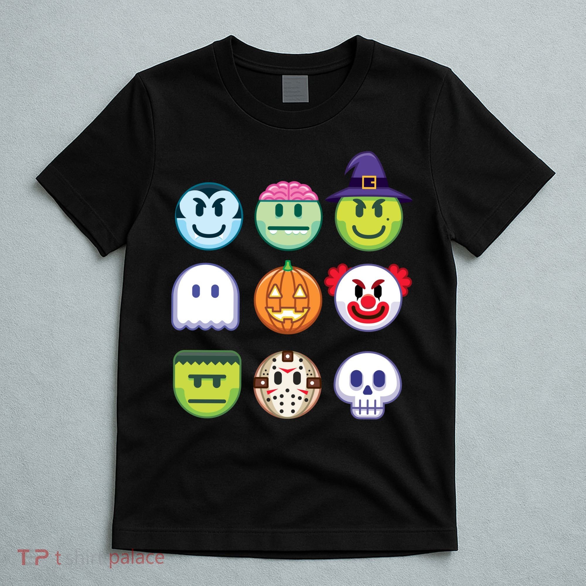 Funny Halloween Emoji's T-Shirt