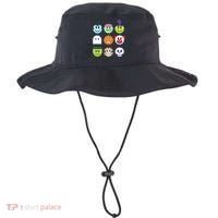 Funny Halloween Emoji's Bucket Hat thumb 0