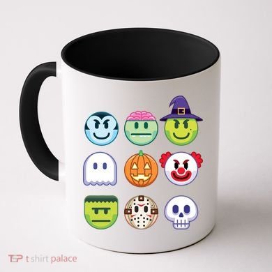 Funny Halloween Emoji's Coffee Mug