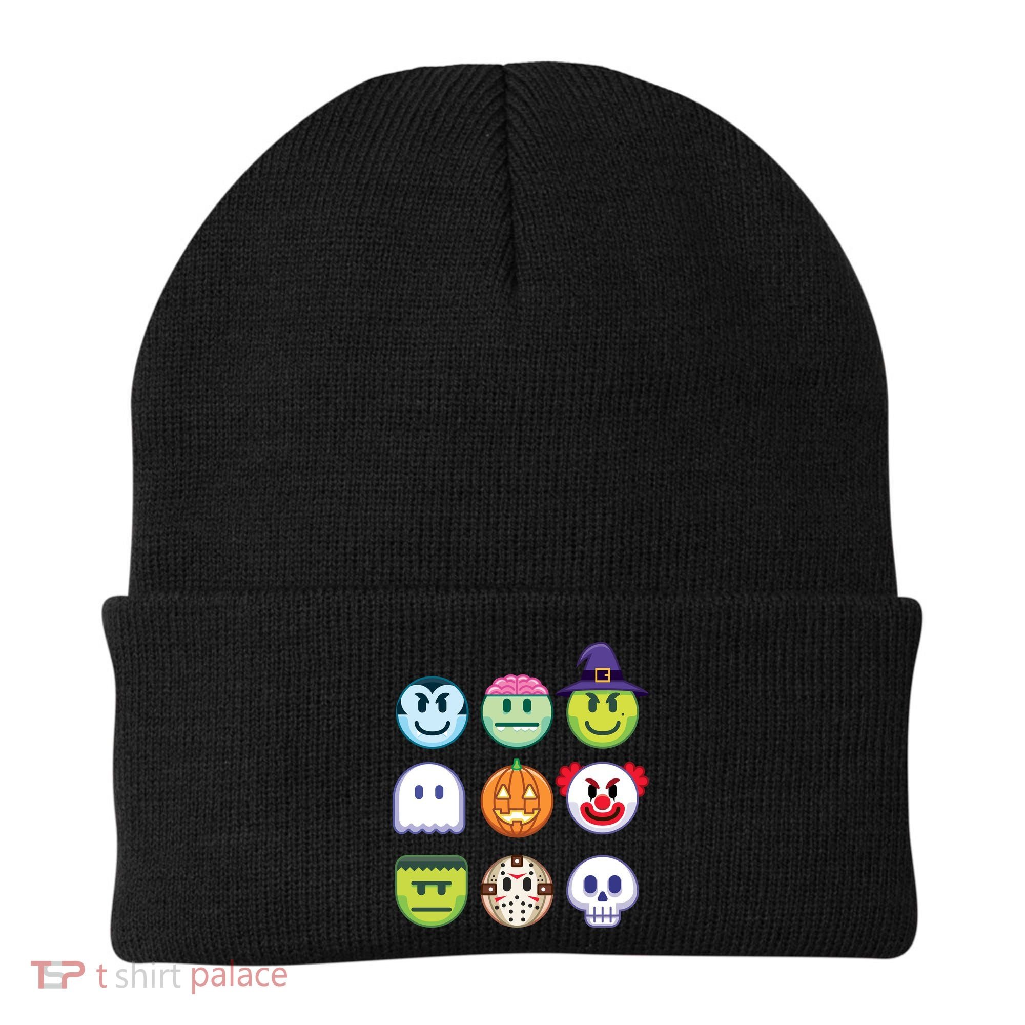 Funny Halloween Emoji's Beanie