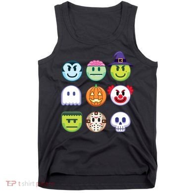 Funny Halloween Emoji's Tank Top