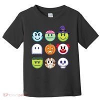 Funny Halloween Emoji's Toddler T-Shirt thumb 0