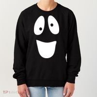 Funny Halloween Ghost Face Women's Sweatshirt thumb 0