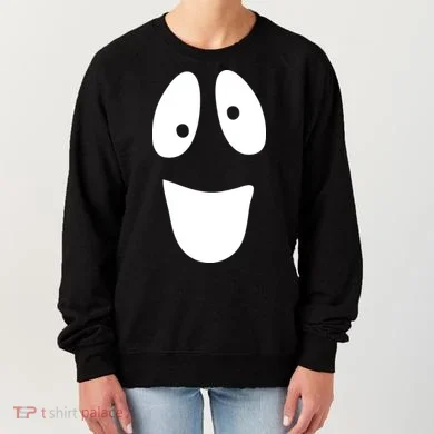 Funny Halloween Ghost Face Women's Sweatshirt