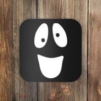 Funny Halloween Ghost Face Coaster thumb 0