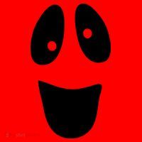 Funny Halloween Ghost Face Santa Hat thumb 1