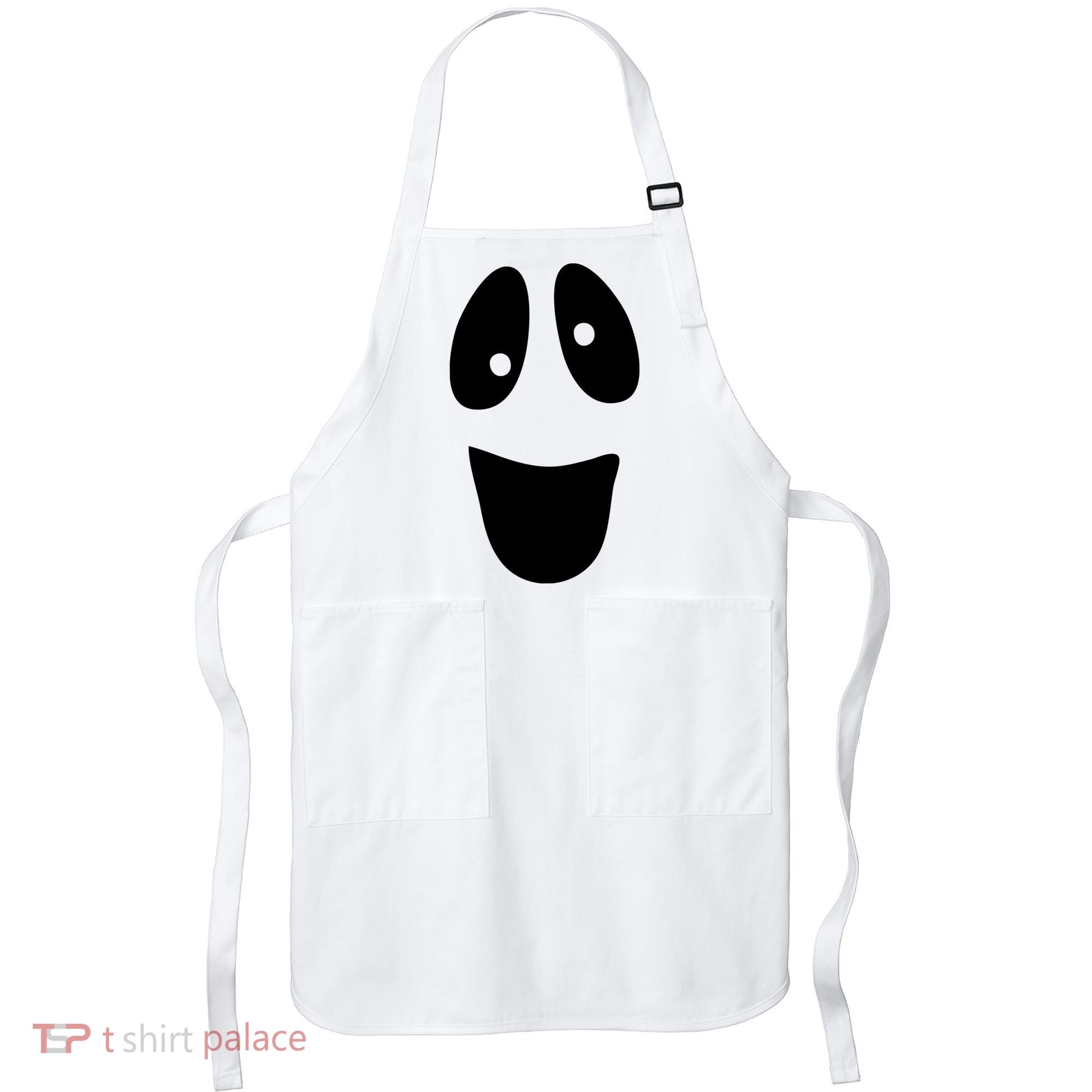 Funny Halloween Ghost Face Apron