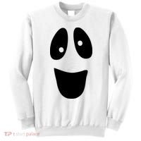 Funny Halloween Ghost Face Sweatshirt thumb 0